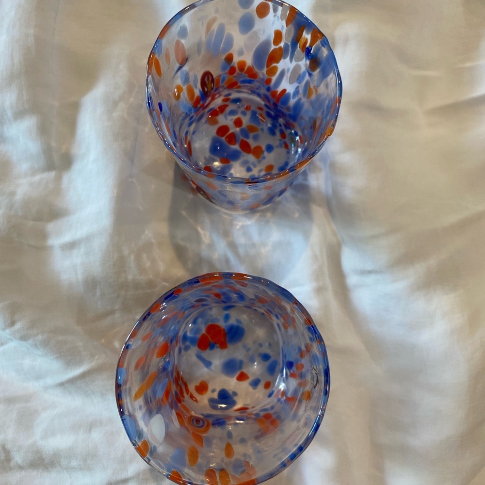 Alessandro Coppola Colorful Glass Tumblers Vetreria Arte di Murano. NEW. - Picture 4 of 6